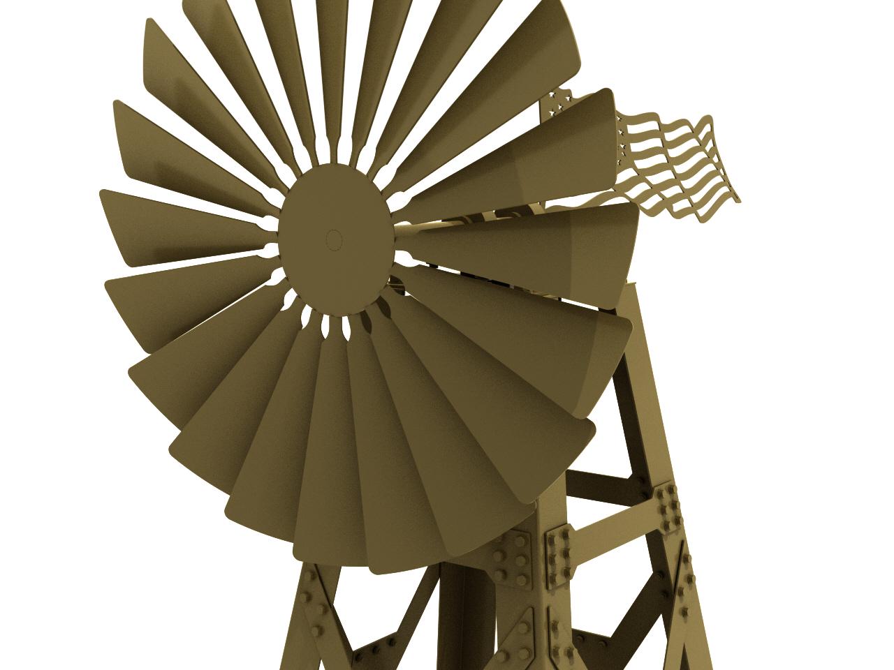 Windmill Frame Design Traditional Windmill Plans (disassemblable Design): DXF Files for Laser ...