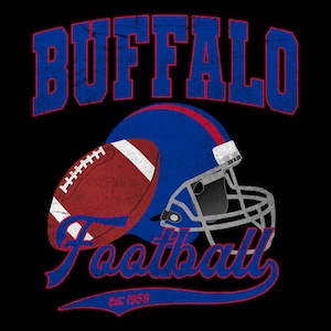 Büffel Fußball Büffel-Fußball Png, Fußball-Mannschafts-Svg, Büffel-Schablone, Büffel-Vorlage, Sport Büffel, Vintage Fußball Büffel