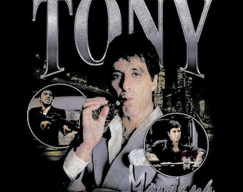 Tony Montana Svg, Tony Montana Png, gangster svg, movie svg, scarface svg, mafia svg, svg cut file, tshirt designs, digital downloads