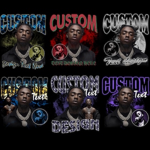 Custom Rap Bootleg Template PSD – Editable Photoshop Rap Tee Design, Streetwear Bootleg Psd, Instant Download