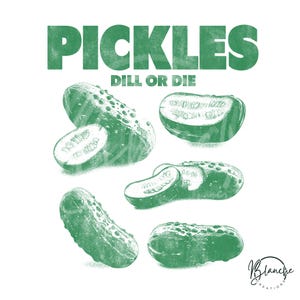Pickles SVG Bundle – Cute & Funny Pickle Clipart, Vintage Canning Jar, Cucumber Vector, Pickle Lovers Digital File for Cricut