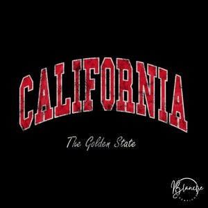 Distressed California State SVG – Trendy USA Shirt Design for Cricut, Sublimation, Cali PNG Logo, College Style Cut File