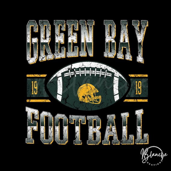 Vintage Green Bay Football SVG PNG, Retro Distressed Game Day Clipart, Cricut Sports Design, Sublimation Football Graphic, Digital File