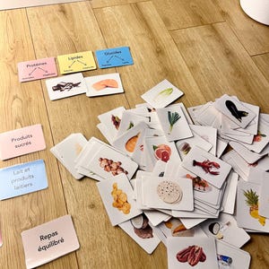 Jeu de 152 cartes alimentaires à imprimer
