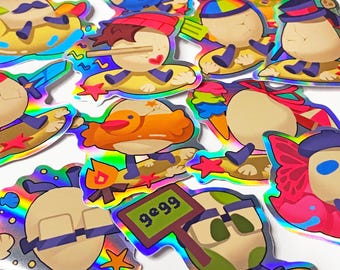 QSMP Holographic Stickers