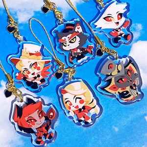 Hazbin Hotel Phone Charms