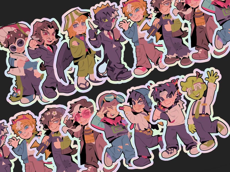 Dream SMP Holographic Stickers - Etsy