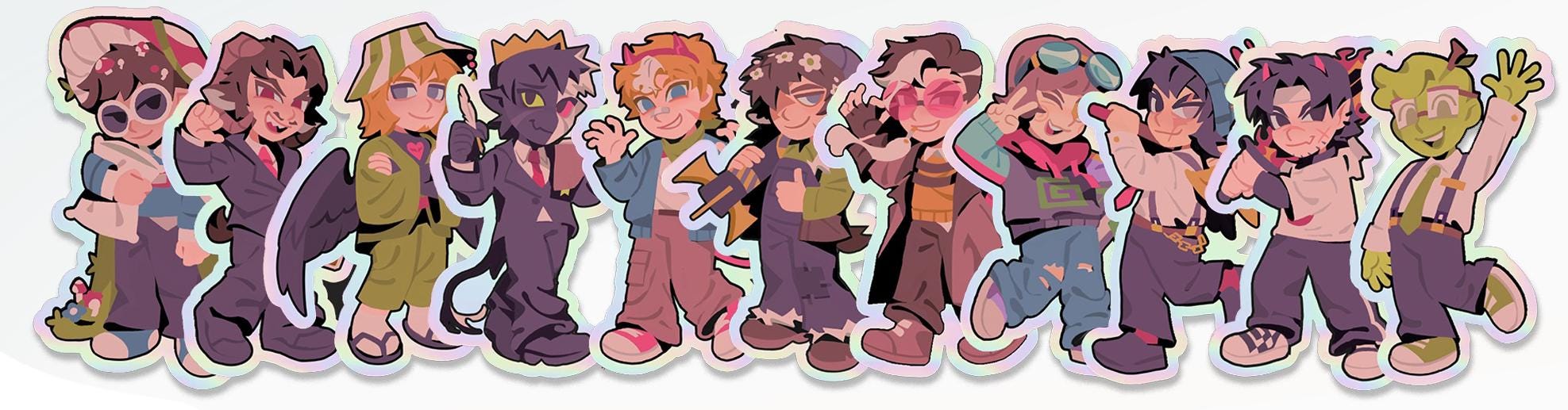 Dream SMP Holographic Stickers - Etsy