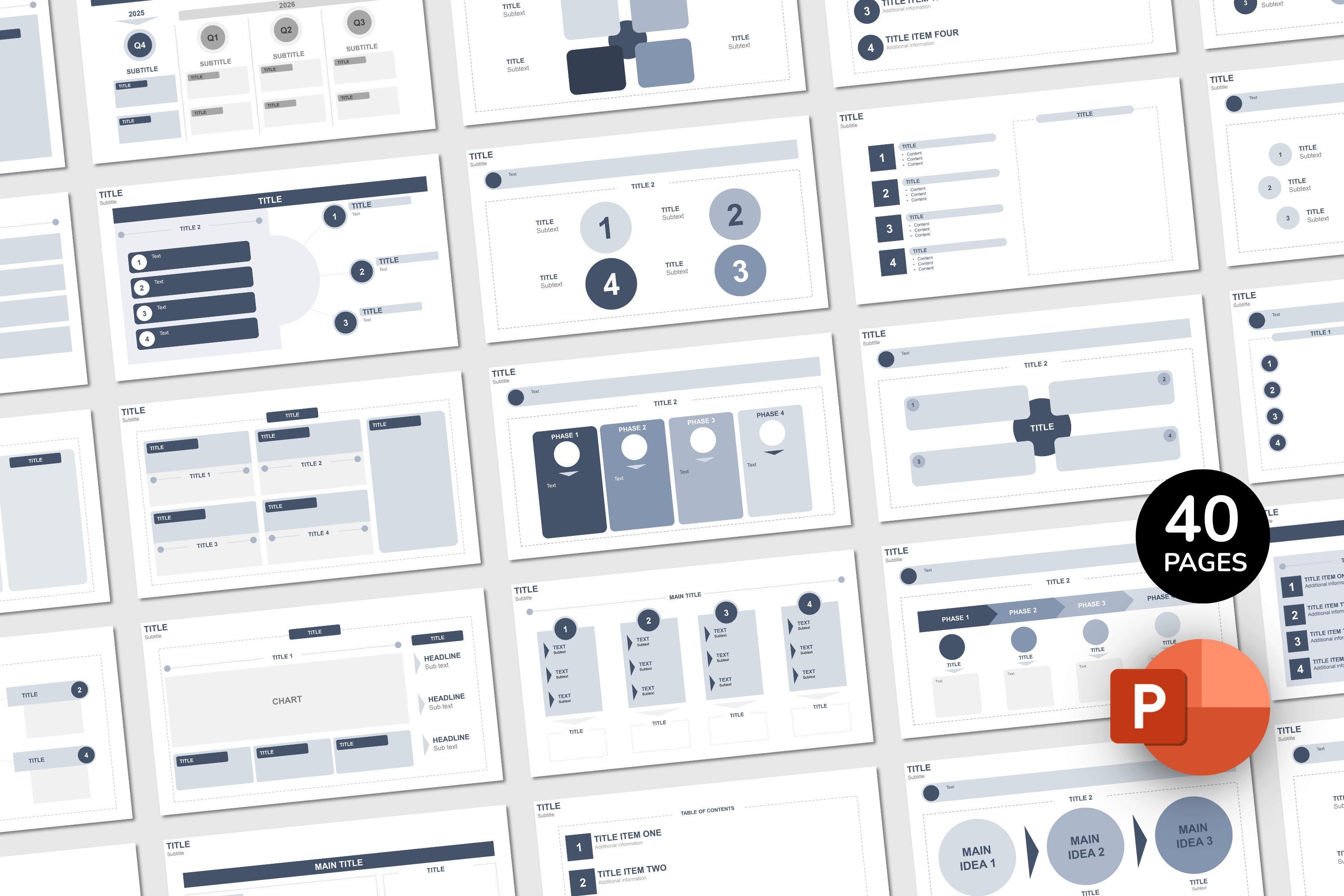 Modern Corporate Powerpoint Toolkit and Template: Minimalist Slides for ...