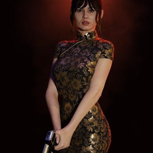 Woman with pistol,NSFW, +18 3D Print File STL, 3D Printable STL File, Fan stl Model for Cosplay & Collectibles Stl, Woman Stl File,3d