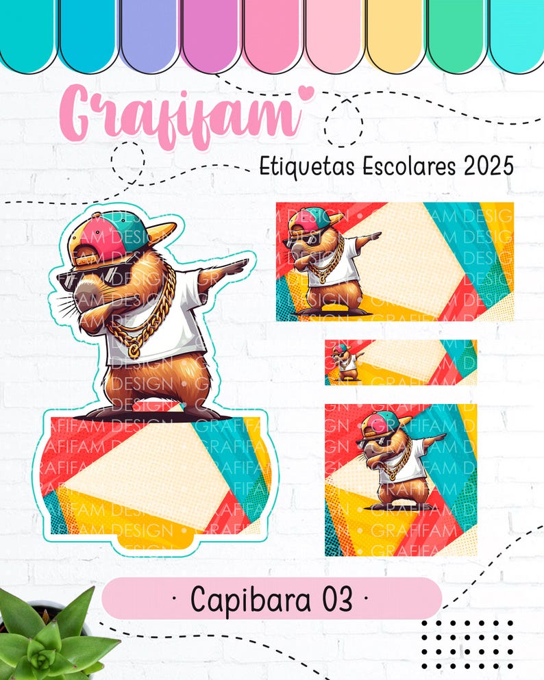 SCHOOL LABELS 2025 / 40 Different Themes / PNG Format / High Resolution ...