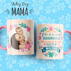 Collage and Phrases Mother 10 PSD templates / Editable 10 Mother&#39;s Day templates / Mother&#39;s Day mug collage templates / Including mockups