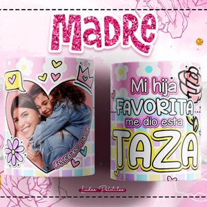 Mother's Day flork mug templates 12 PSD editables/ Dia de la madre TAZAS/ plantillas para tazas /plantillas editables en PSD/ incluye mockup
