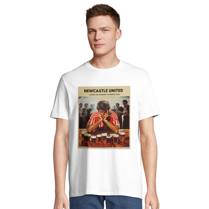 Newcastle United Sieger League Cup Sad Sunderland Fan-T-Shirt Bild 8
