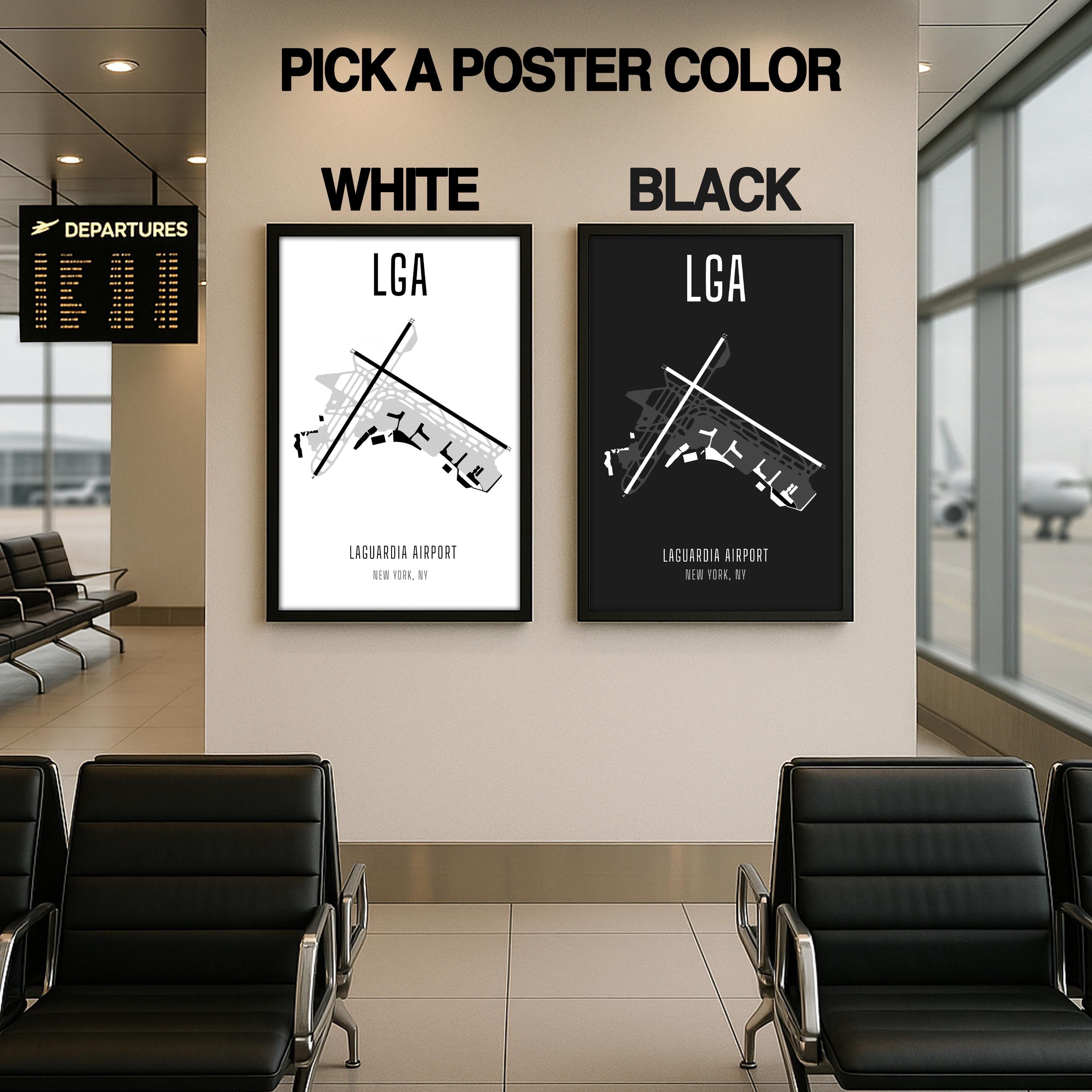 Custom Airport Code Map Art Print: Aviation Gift, Pilot Decor - Etsy