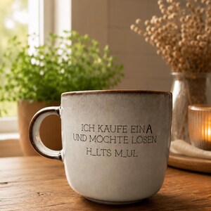 Personalisierte Keramiktasse mit Wunschtext – Dein Spruch, dein Design