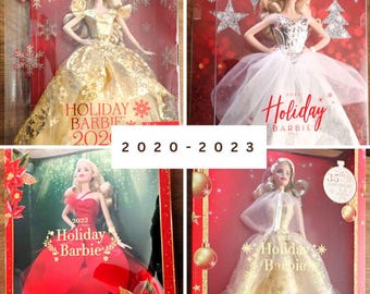 Holiday Barbie Collection Complete Set 1988-2023 New in Box