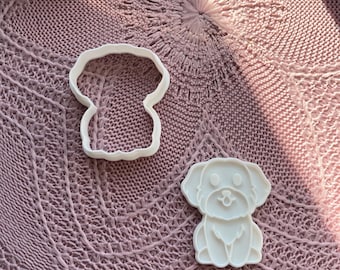 Shih Tzu cookie cutter, Dog treat maker, Puppy cookie mold, Dog cookie cutter, Shih Tzu shaped cookie mold, Dog polymer cutter tool