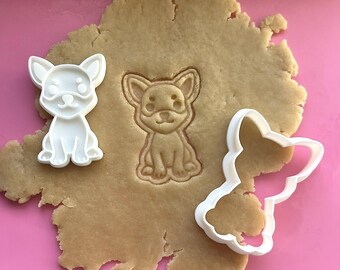 Manchester Terrier cookie cutter, Custom dog treat mold, English Terrier biscuit stamp, Personalized dog lover gift, Pet bakery tool