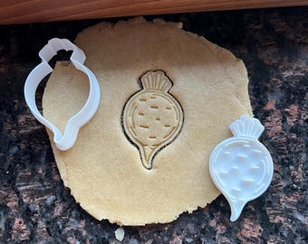 Beetroot cookie cutter, vegetable cookie mold, Garden theme cookie stamp, Beet cookie dough cutter, Funny veggie cookie cutter
