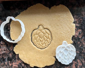 Artichoke cookie cutter, Vegetable cookie stamp, Veggies cookie mold, Garden theme dough cutter, Cookies baking tool, Funny cookie cutter