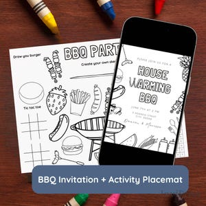 Bewerkbare housewarming uitnodiging sjabloon • Minimalistische printable uitnodiging • Modern design voor housewarming party en nieuw huis