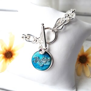 Travel-inspired Positano Italy Bracelet with Charm - Italian Holiday Memento