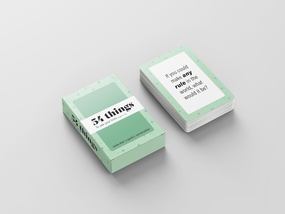 Kids Conversation Starter Cards (age 6 - 12): Family Bonding Game, family game, activities for kids