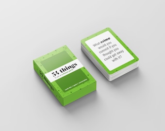 Dinner Party Conversation Starter Cards: 54 Fun Icebreaker Questions for Friends, dinner party gift