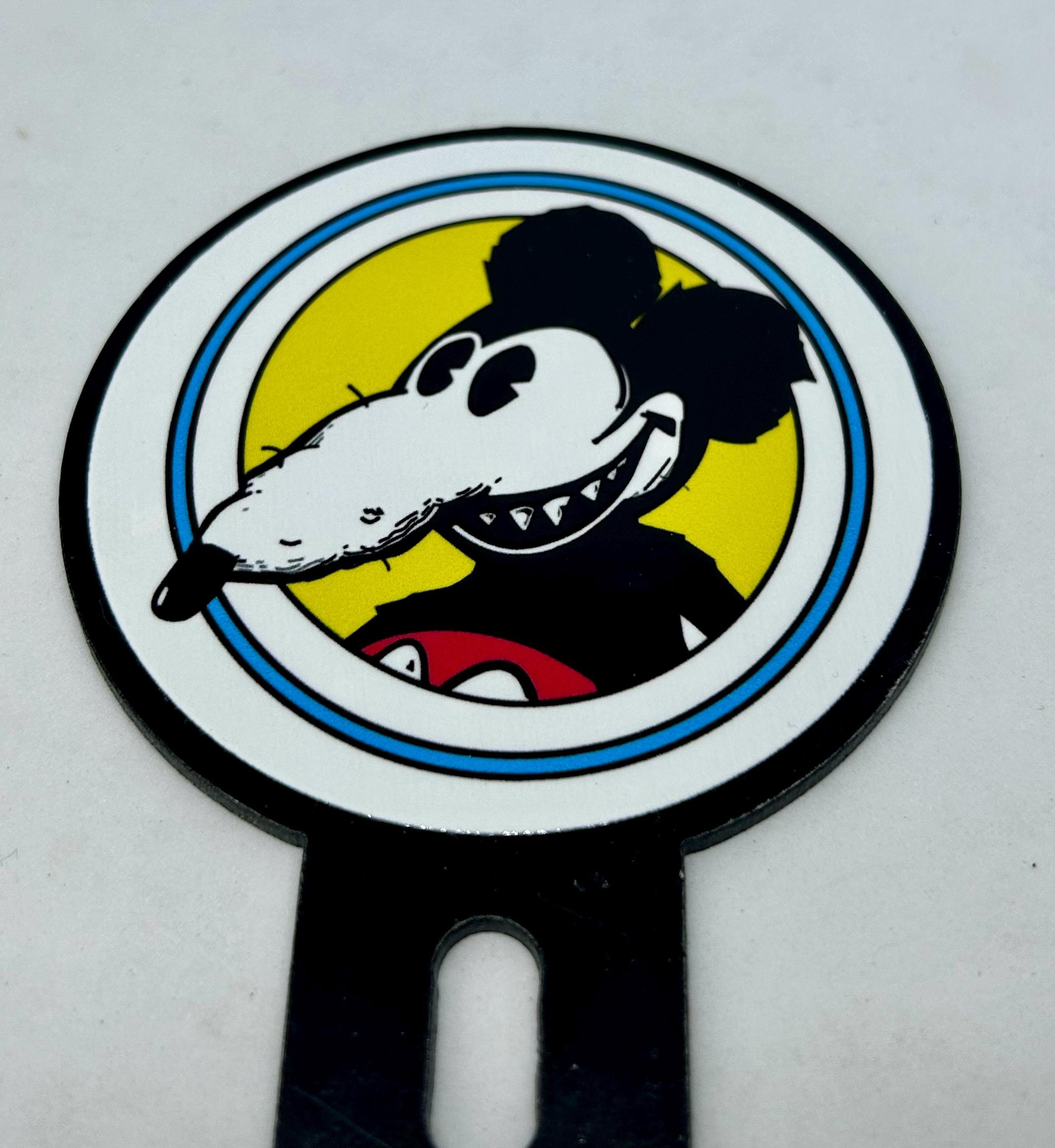 Mickey Rat License Plate Topper, Rat Fink Plate Topper, Hot Rod