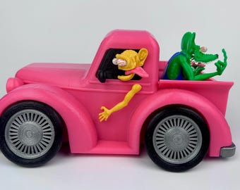 Rat Fink 3d Wall Plaque - Unique Rat Fink 3d Sign - Rat Fink