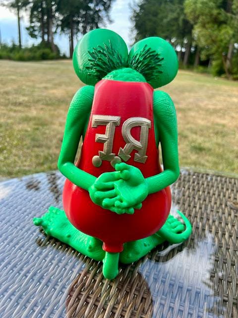 Rat Fink GIANT 13' Tall Collectible Figurine - Hot Rod Rat Fink