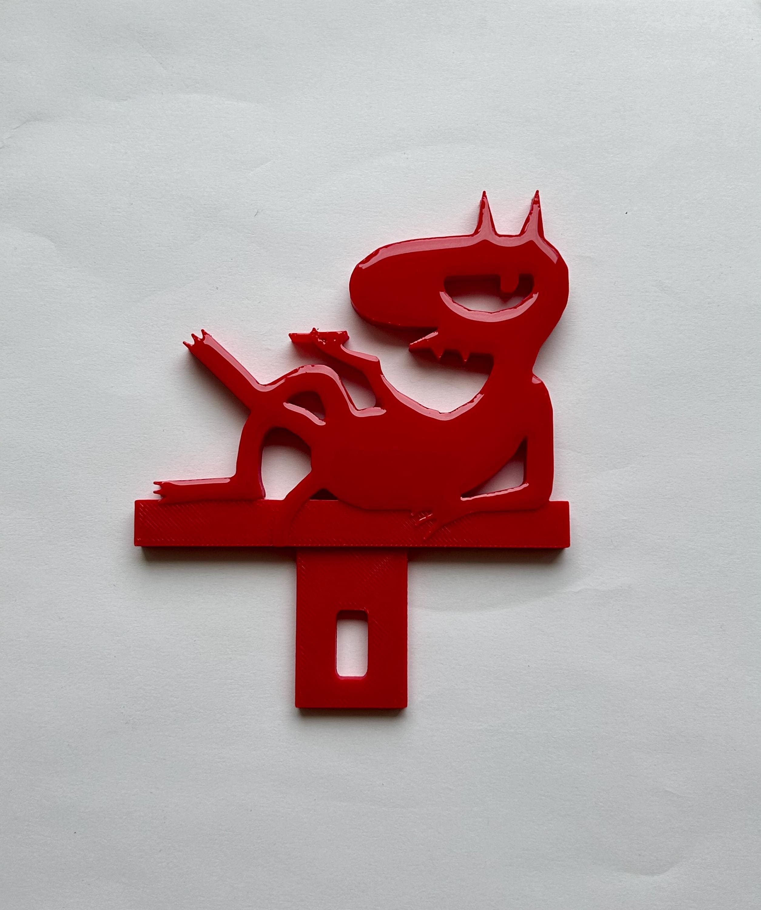 Luci license plate topper, Luci Disenchantment car plate topper, Devil license plate topper, Devil car accessories, Luci devil plate topper