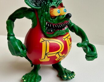 Rat Fink on a Skateboard, Rat Fink Toy, Big Daddy Ed Roth Rat Fink