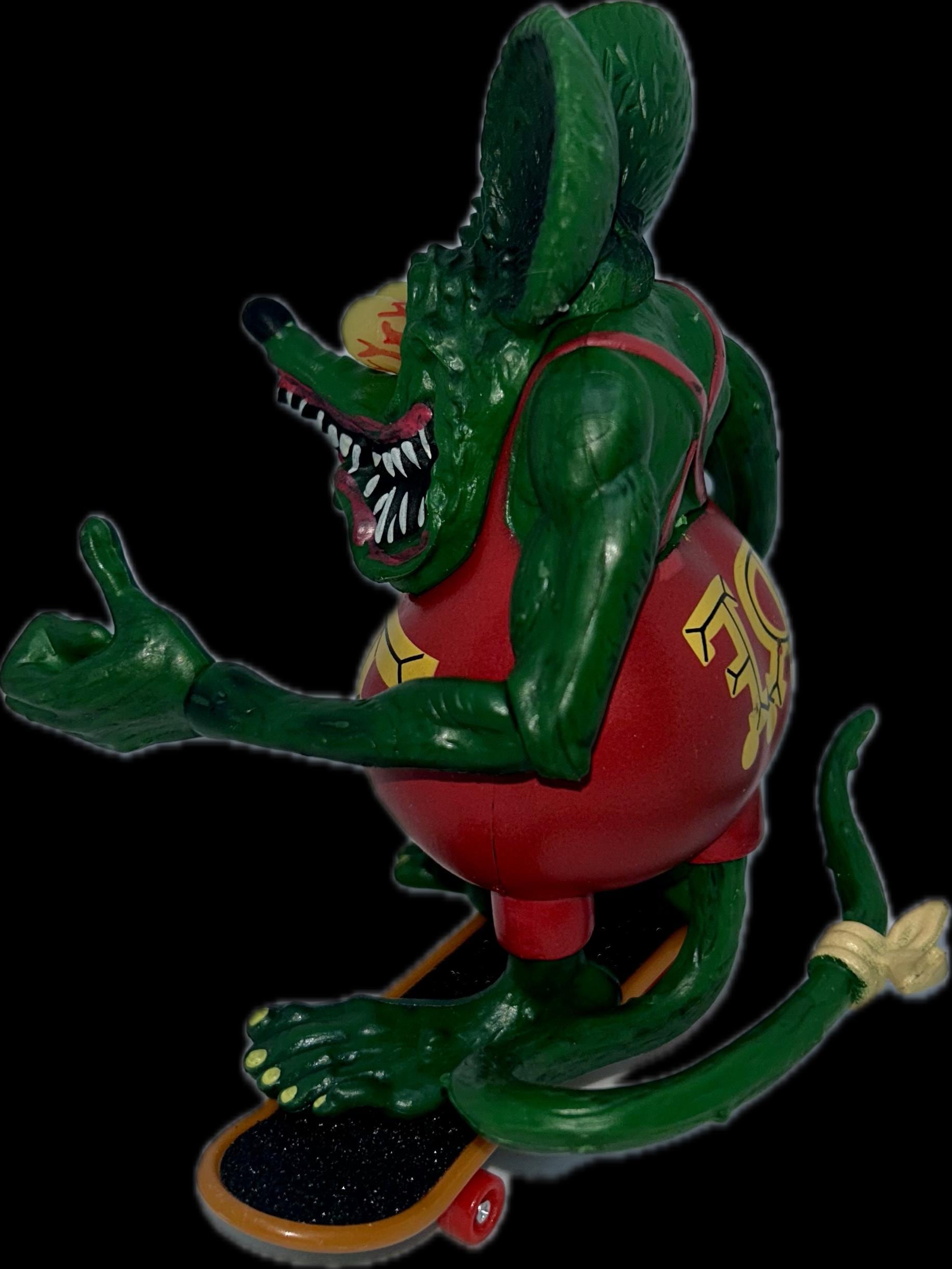 Rat Fink on a Skateboard, Rat Fink Toy, Big Daddy Ed Roth Rat Fink