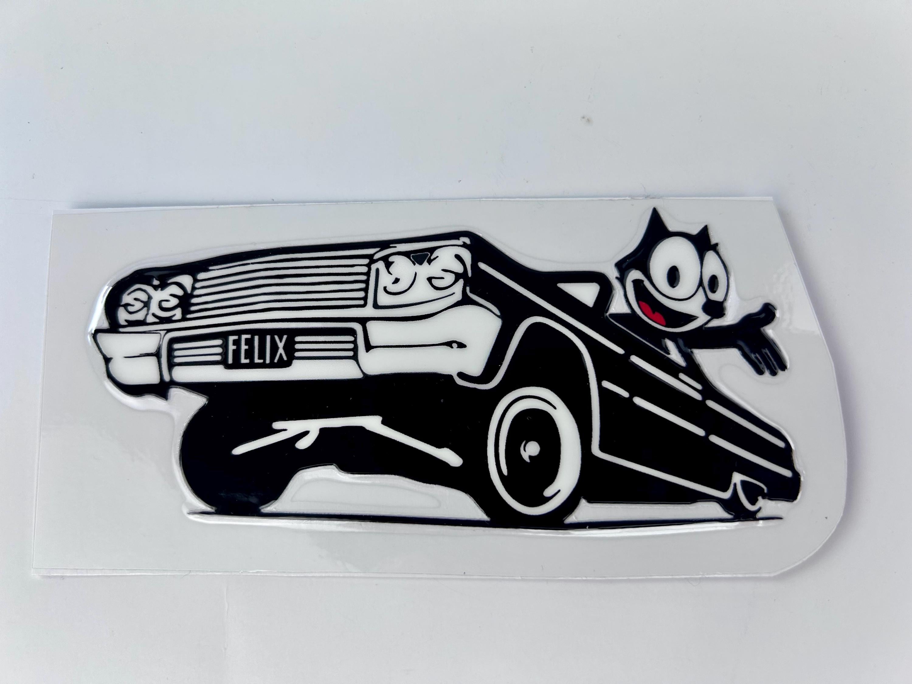 Felix the Cat Lowrider Chevy Impala - Felix the Cat Decal