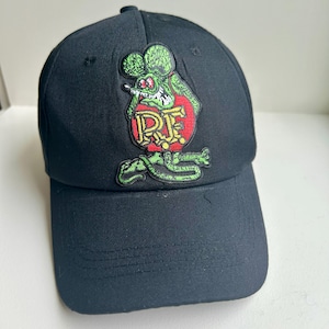 Rat Fink baseball cap with embroidered crest, Ed Roth Big Daddy Rat Fink cap, Rat Fink design Basebal Hat, Embroidered Rat Fink cap, Ed Roth
