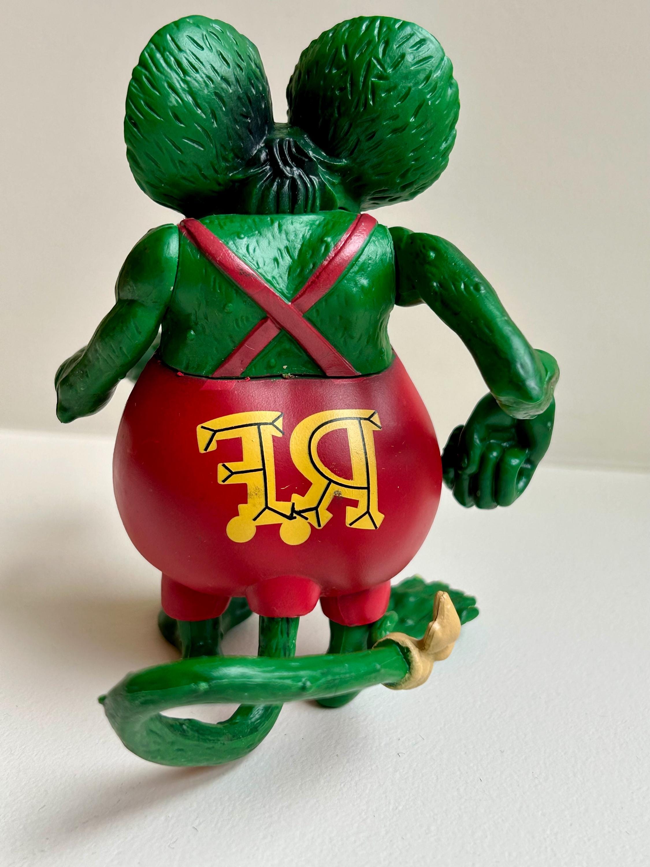 Rat Fink on a Skateboard, Rat Fink Toy, Big Daddy Ed Roth Rat Fink