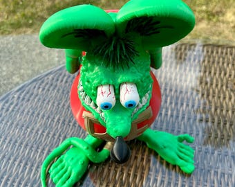 Rat Fink GIANT 13' Tall Collectible Figurine - Hot Rod Rat Fink