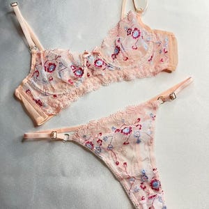 PINK LACE BRALET