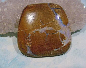Austrailian Boulder Opal Free Form Trapezoid Drilled Stone / Pendant making 17t46