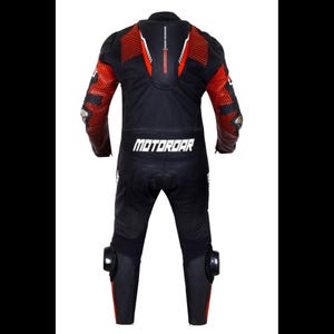 Custom Leather Motorcycle Suit: 80s Biker Racing Gear