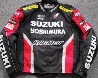 SUZUKI GSX レザージャケット YOSHIMURA スズキウエス・クーリー レザージャケットを手に入れよう！