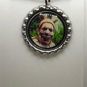 Twisty Clown Horror  Necklace Pendant Set Jewelry