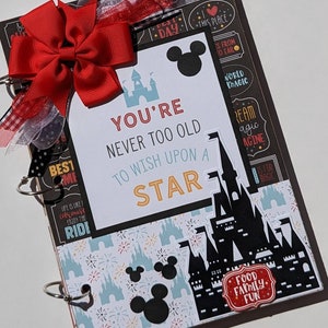 Disney vacation premade junk journal