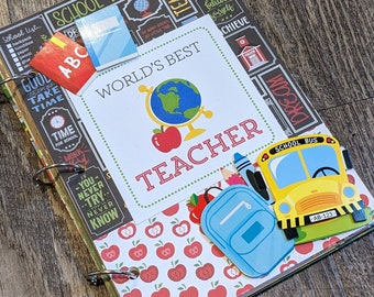 World's best teacher, photo album, planner