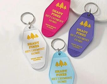 Golden Girls Shady Pines White Hotel King Chain