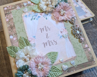 Wedding premade scrapbook photo album