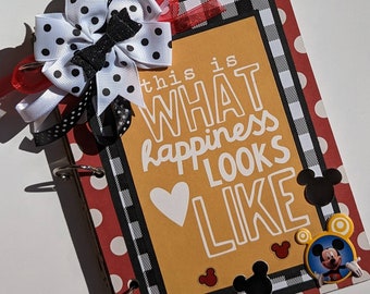 Disney vacation premade junk journal