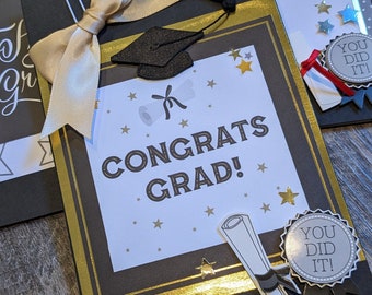 Graduation junk journal scrapbooking kit